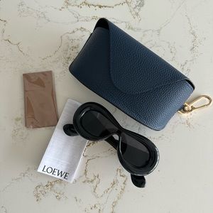Loewe inflated injection plastic shield sunglasses